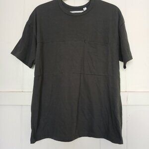 Mellow People T-Shirt Top Short Sleeve Cut & Sewn Men's Size 1 Gray Cotton Japan